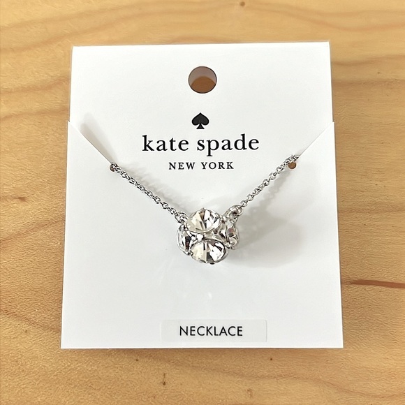 KATE SPADE • Silver Lady Marmalade Pendant Necklace - Picture 4 of 4